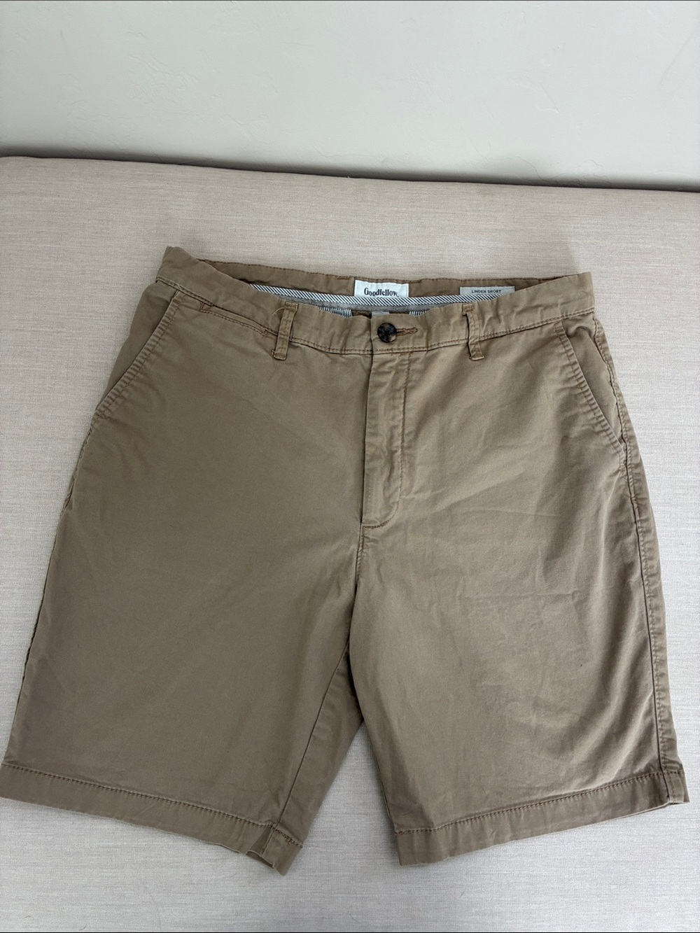 Goodfellow & Co Tan Flat Front Men's Shorts